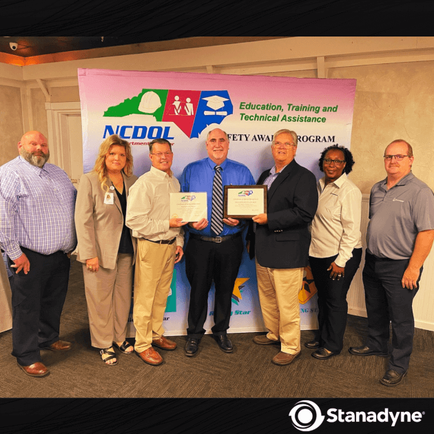 Stanadyne’s Jacksonville Operations Earns Two Safety Awards from The North Carolina Department of Labor Stanadyne’s Jacksonville Operations Earns Two Safety Awards from The North Carolina Department of Labor