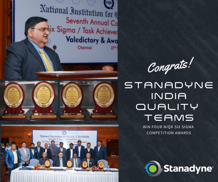 Stanadyne India Quality Teams Win Four NIQR Six Sigma Competition Awards